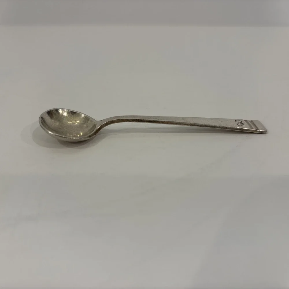 P&O Mappin and Webb Silverplate Salt/Condiment Spoon Navigation Cruise Flatware